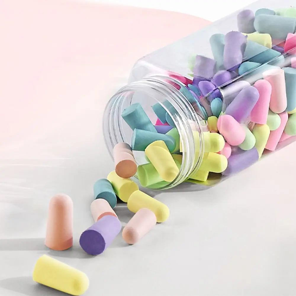 Soft tapered foam earplugs