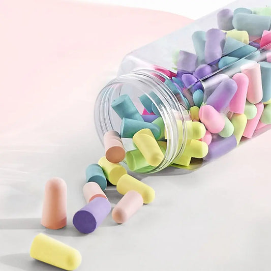 Soft tapered foam earplugs